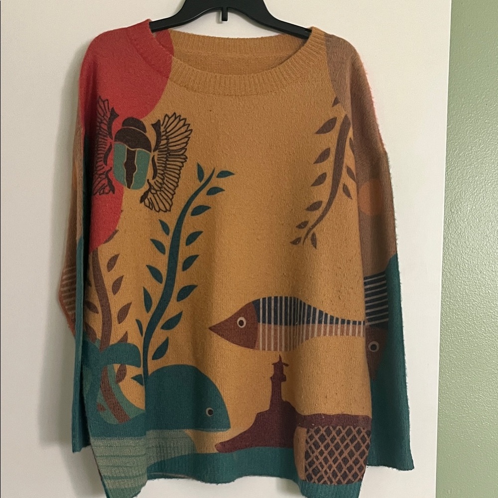 Artistic Multicolor Women's Sweater